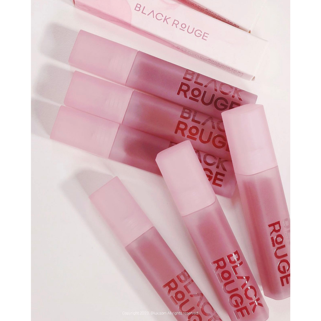 Son kem lì mềm mịn che phủ rãnh môi Black Rouge Muddish Cushion Velvet