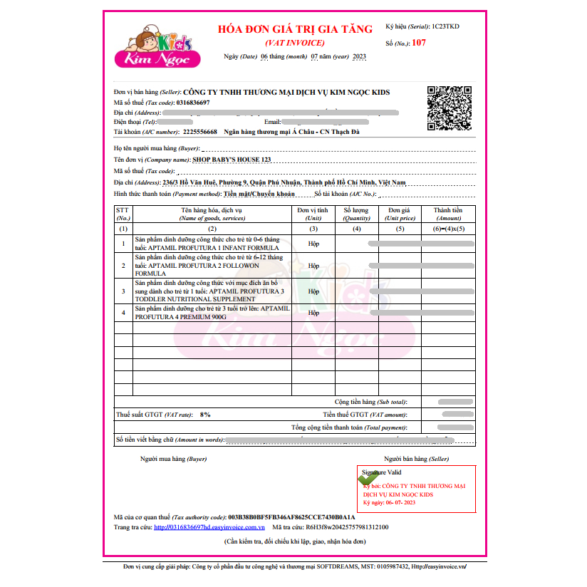 Sữa Aptamil Profutura Úc Số 1,2,3,4 - Hộp 900gr
