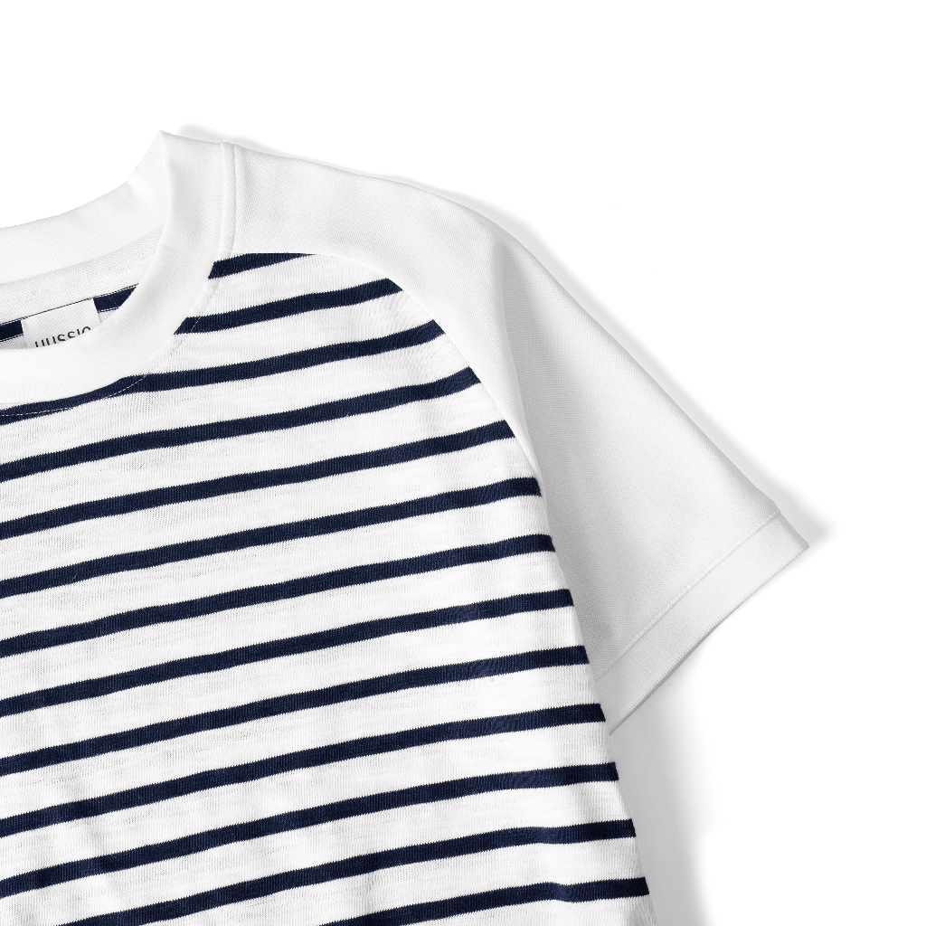 Áo thun nam Raglan WIND vải Cotton Single sọc trẻ trung, năng động, chuẩn form - HUSSIO