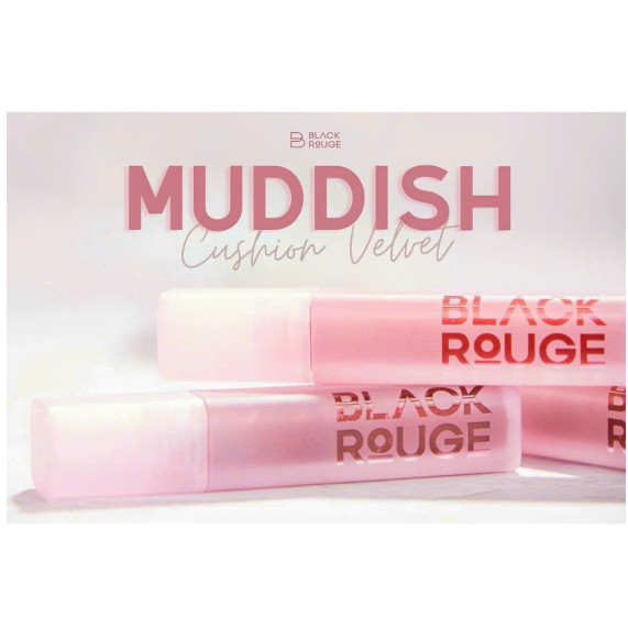 Son Kem Lì mịn mướt bền màu Black Rouge Muddish Cushion Velvet MV01 MV02 MV03 MV04 MV05 MV06 34.8g