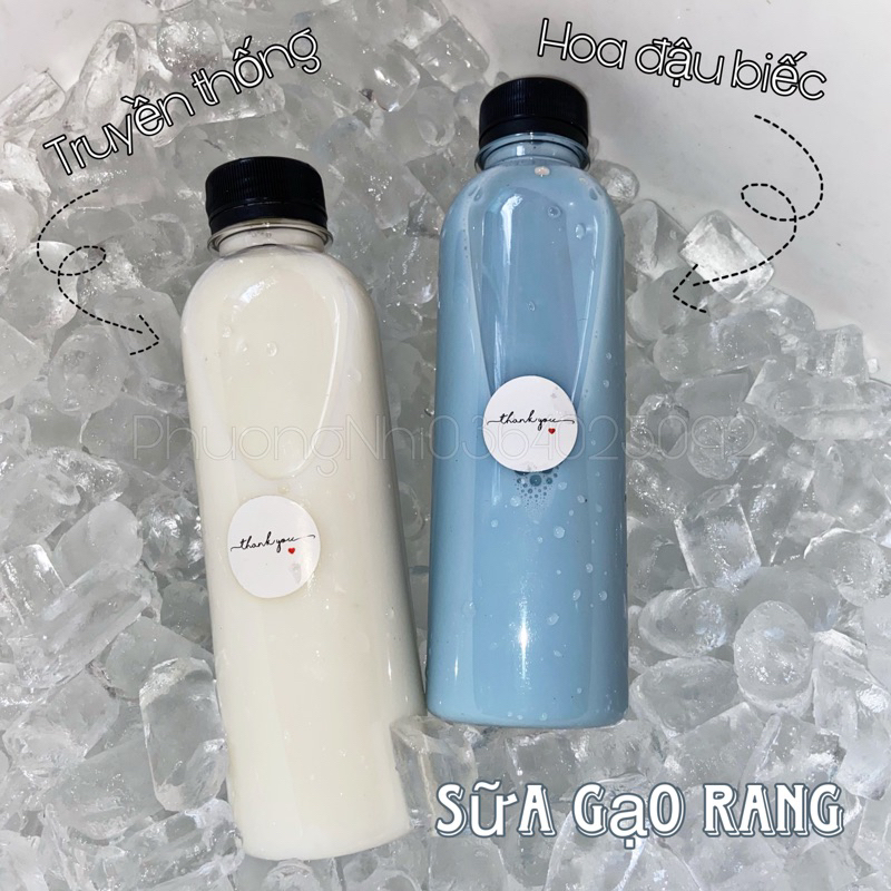 Trà sữa nhà làm chai 330ml tặng topping ngẫu nhiên