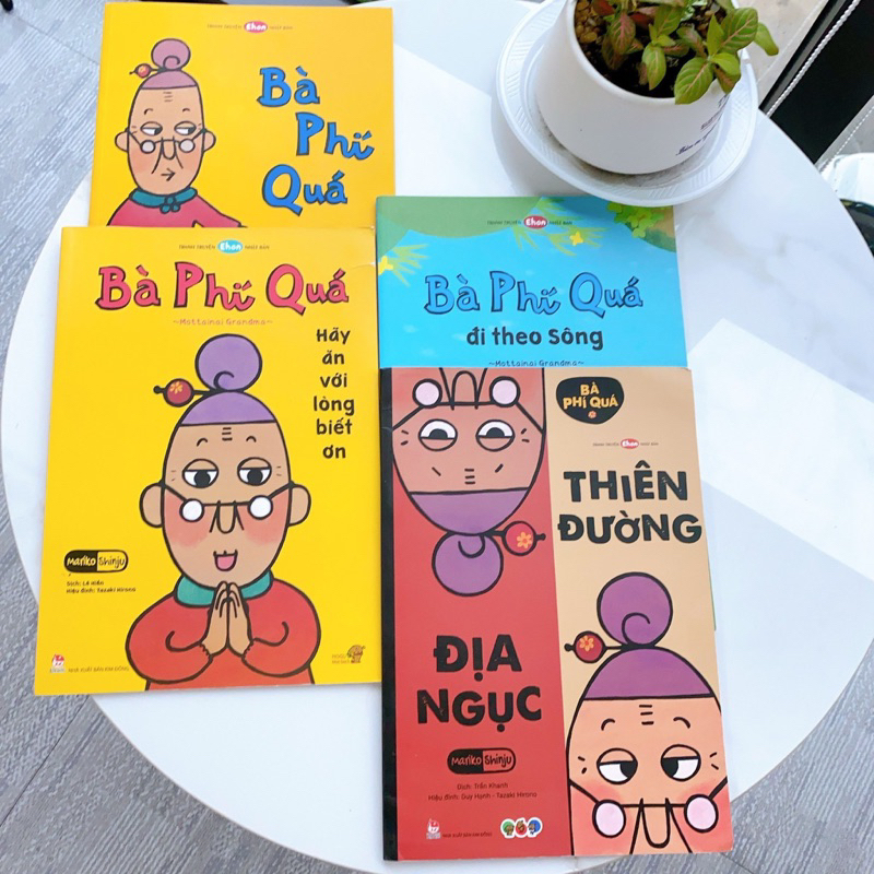 Sách Ehon - Combo ehon Bà Phí quá - Nhóm phát triển tư duy dành cho trẻ từ 3 6 tuổi (Tranh truyện ehon Nhật Bản cho bé) | BigBuy360 - bigbuy360.vn