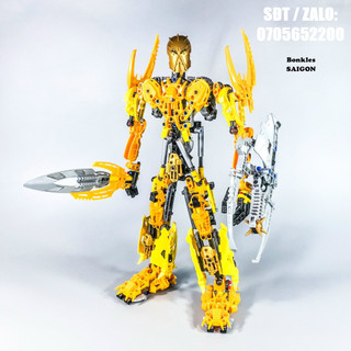 Đồ chơi mô hình vintage lắp ráp lego bionicle titan warriors 8998 toa mata nui chính hãng đan mạch