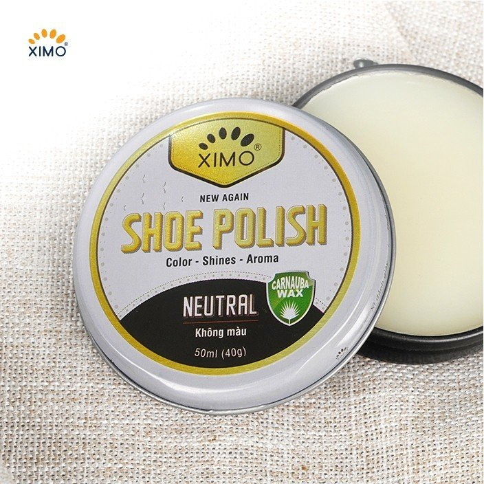 Xi sáp đánh giày shoe Polish Ximo không màu chính hãng XI08