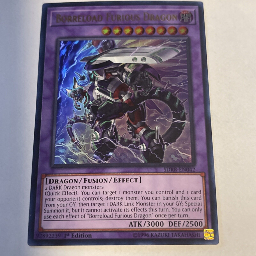 Thẻ bài YUGIOH - Borreload Furious Dragon - SDRR-EN042 - Ultra Rare