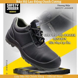 Giày bảo hộ nam chống đinh, chống nước Jogger Bestrun S3 chất da thật phủ  bảo vệ chân an toàn