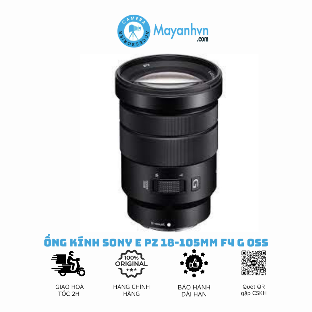 Ống Kính Sony E Pz 18-105mm F4 G Oss