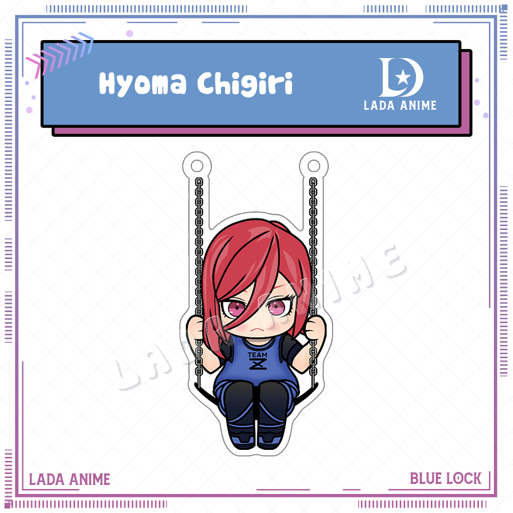 Standee Xích Đu Anime Bóng Đá BLUELOCK Tùy Chọn Nhân Vật Và Khung Xích Đu, Mô Hình Anime BLUE LOCK Mica Acrylic