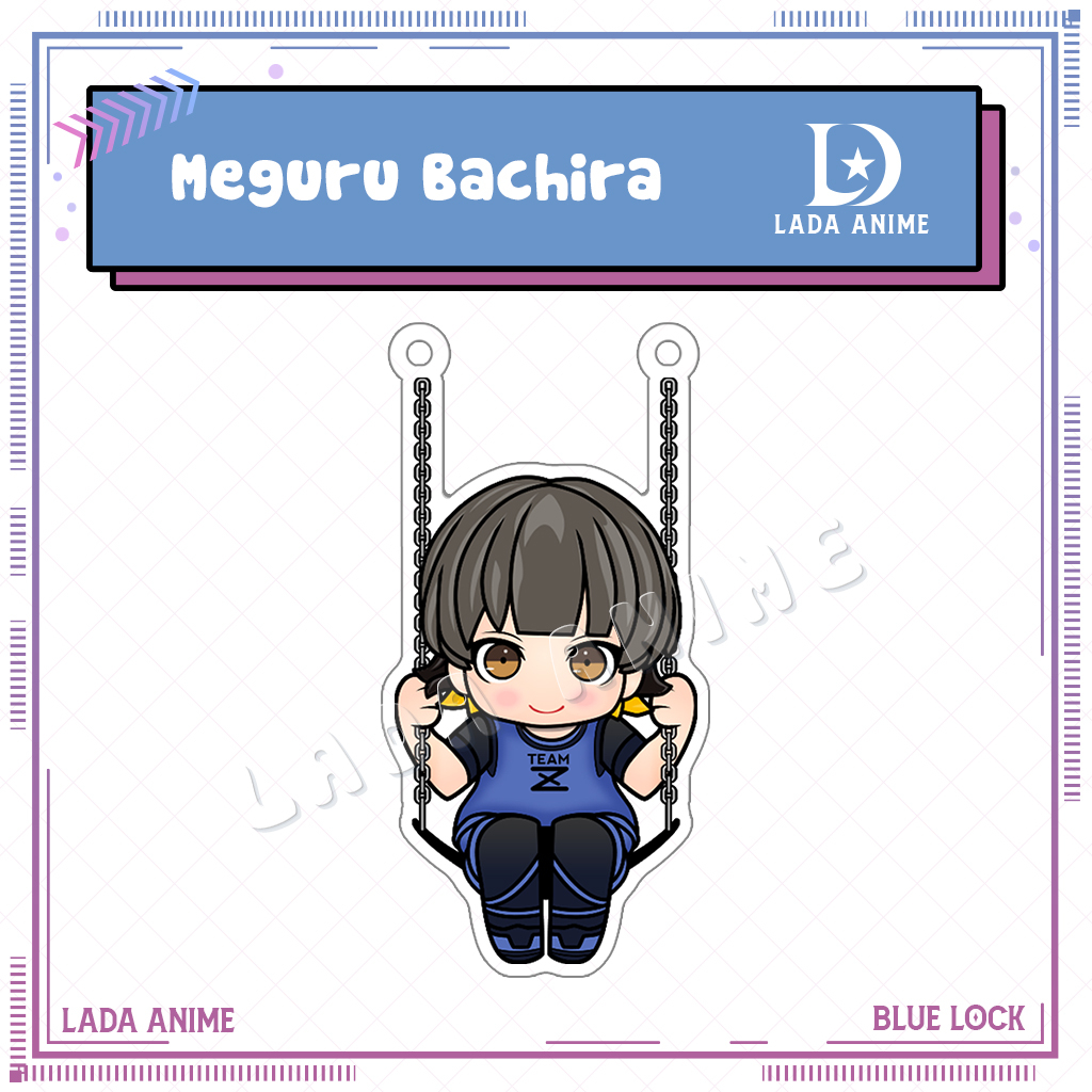 Standee Xích Đu Anime Bóng Đá BLUELOCK Tùy Chọn Nhân Vật Và Khung Xích Đu, Mô Hình Anime BLUE LOCK Mica Acrylic