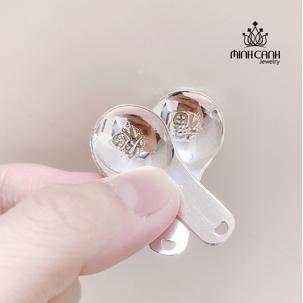Thìa Bạc Dùng Để Đánh Gió Bạc Ta Nguyên Chất - Minh Canh Jewelry
