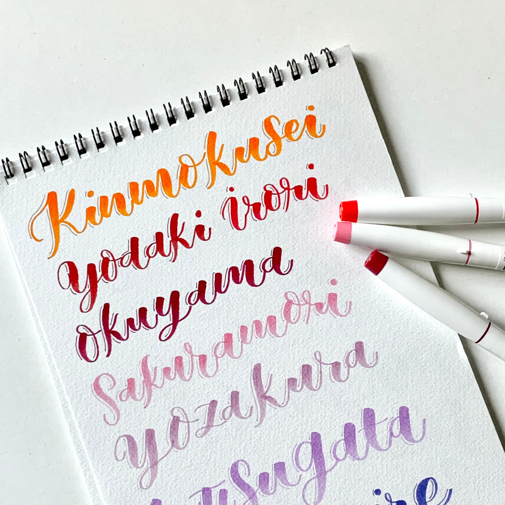 Bút Brush Sailor Shikiori 2 đầu Brush and Fine, viết caligraphy và vẽ