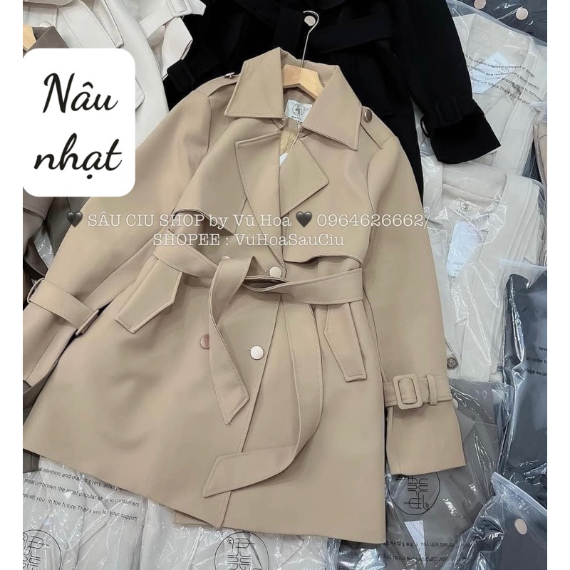 ÁO KHOÁC MĂNG TÔ 2 LỚP DÀY DẶN CỰC ĐẸP