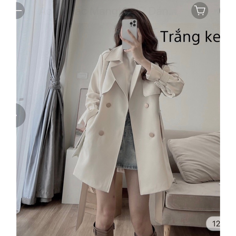 ÁO KHOÁC MĂNG TÔ 2 LỚP DÀY DẶN CỰC ĐẸP