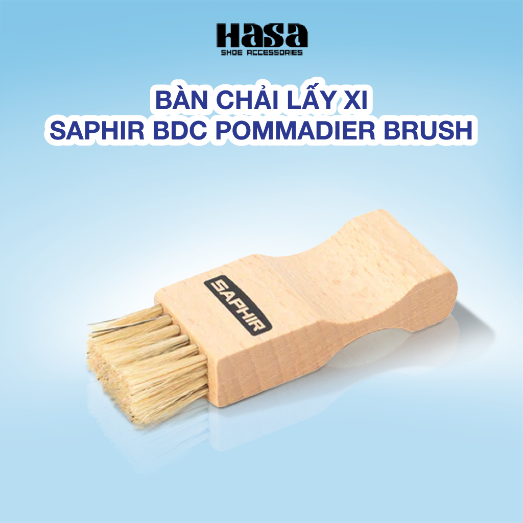 Bàn chải lấy xi Saphir BDC Pommadier Brush