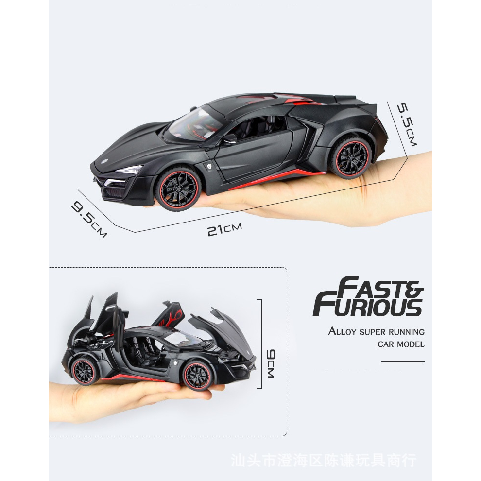 Mô hình xe kim loại tỷ lệ 1:24 xe F150 , Xe Hơi Thể Thao lycan