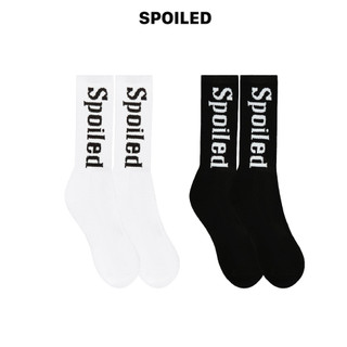 Combo 2 Đôi Tất Vớ VERTICALSpoiled Trắng / Đen Chất liệu sợi PE Cao Cấp