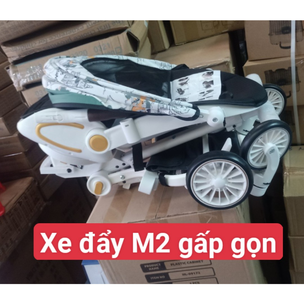 Xe Đẩy V9 Baobaohao Cho Bé Du Lịch Gấp Gọn 2 Chiều