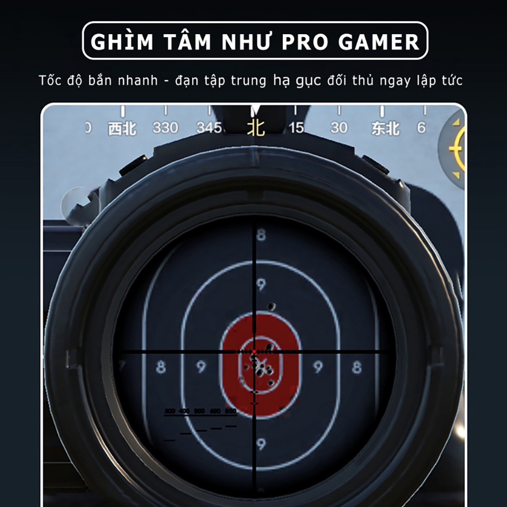 Nút bấm auto tap MEMO AK05 chơi game điện thoại 4 chế độ ghìm tâm dễ dàng phong cách gaming Freefire PUBG COD FF