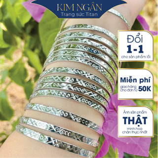 Vòng ximen titan XO bản 3.5 Ly ,KHÔNG KHÓA, BỀN MÀU TRỌN ĐỜI vòng tay nữ không gỉ thiết kế tinh tế ,trang sức Kim Ngân