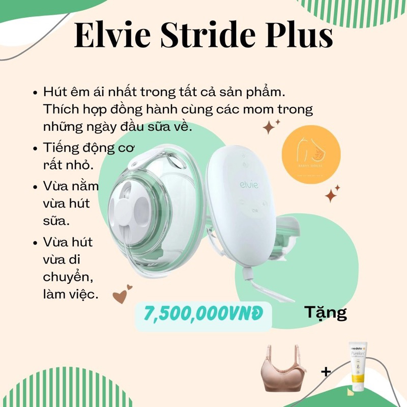 elvie stride,máy hút sữa elvie,Elvie Stride Plus
