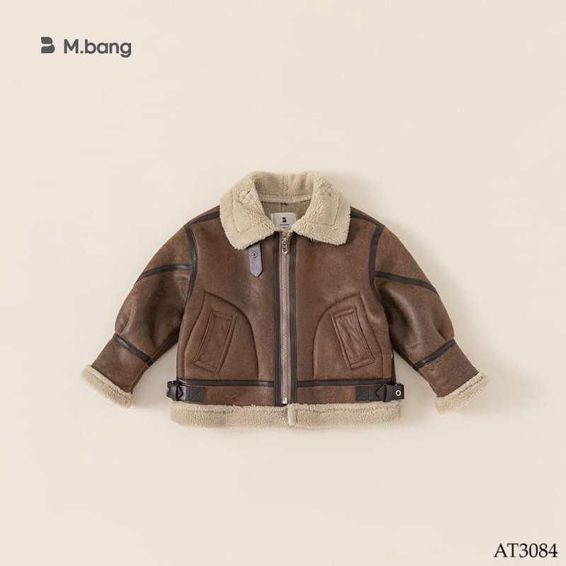 🌈 Áo khoác da lót lông cho bé nhà Babycit