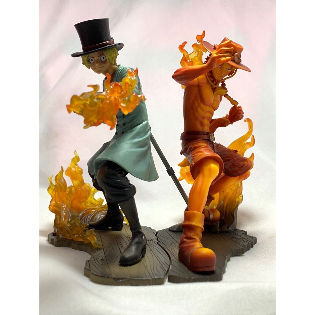 Mô hình One Piece chính hãng - Portgas D. Ace và Sabo - DX Brotherhood III ver Stampede