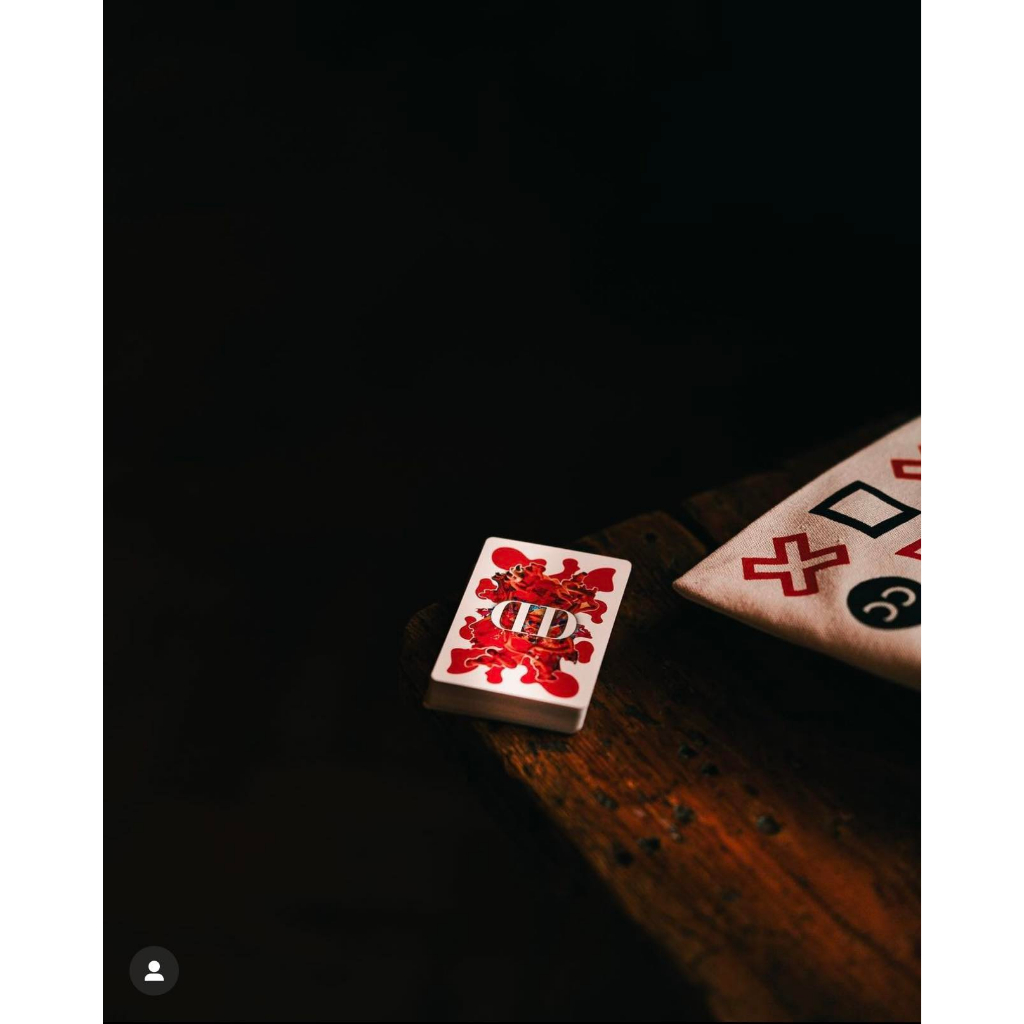 Bộ bài tây, bài ảo thuật Dealear Grips x Dan and Dave - Red - Bài Mỹ - Bài Chính Hãng