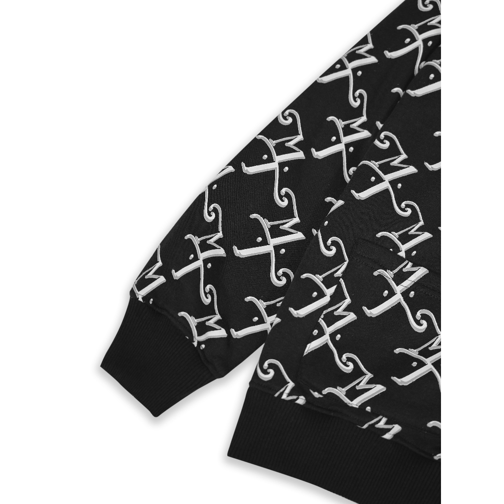 Áo Cardigan Họa Tiết Monogram Cao Cấp MENTAL® Monogram Cardigan
