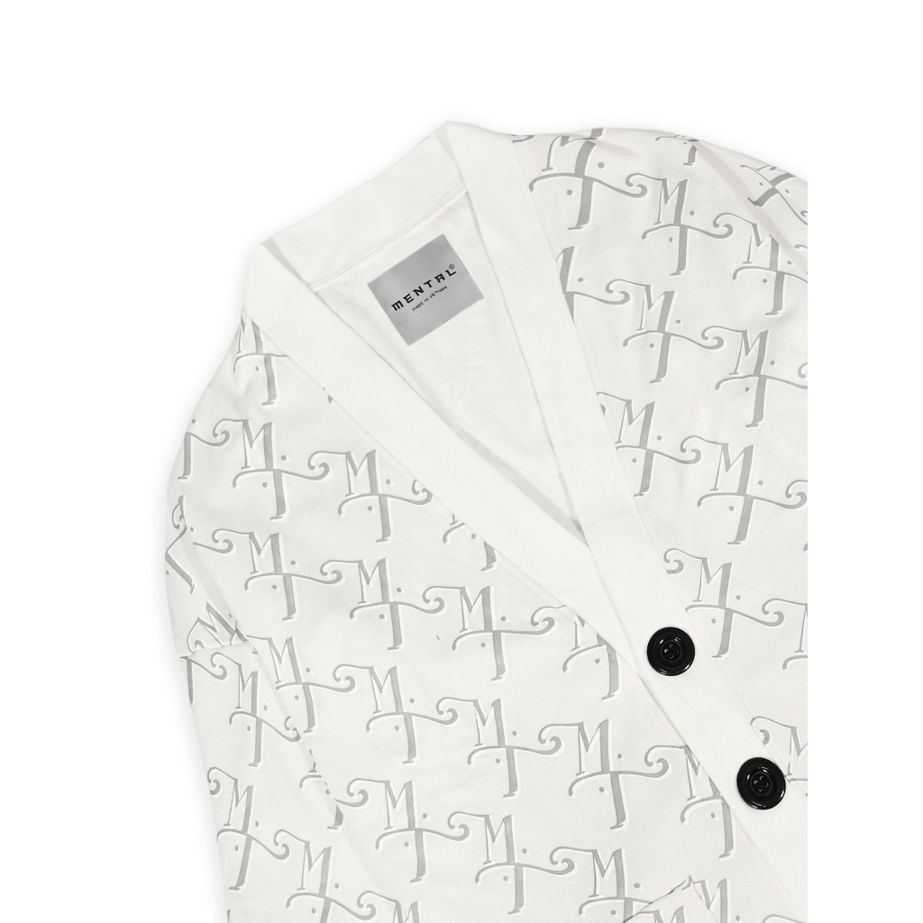 Áo Cardigan Họa Tiết Monogram Cao Cấp MENTAL® Monogram Cardigan