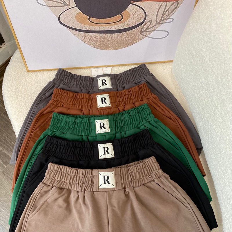 Quần short nữ lưng chun đùi chất vải nỉ da cá phong cách thể thao thời trang năng động CHR276 | BigBuy360 - bigbuy360.vn