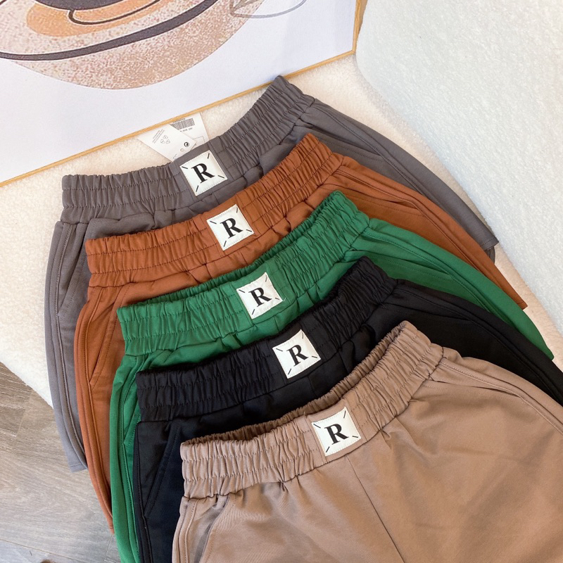 Quần short nữ lưng chun đùi chất vải nỉ da cá phong cách thể thao thời trang năng động CHR276 | BigBuy360 - bigbuy360.vn