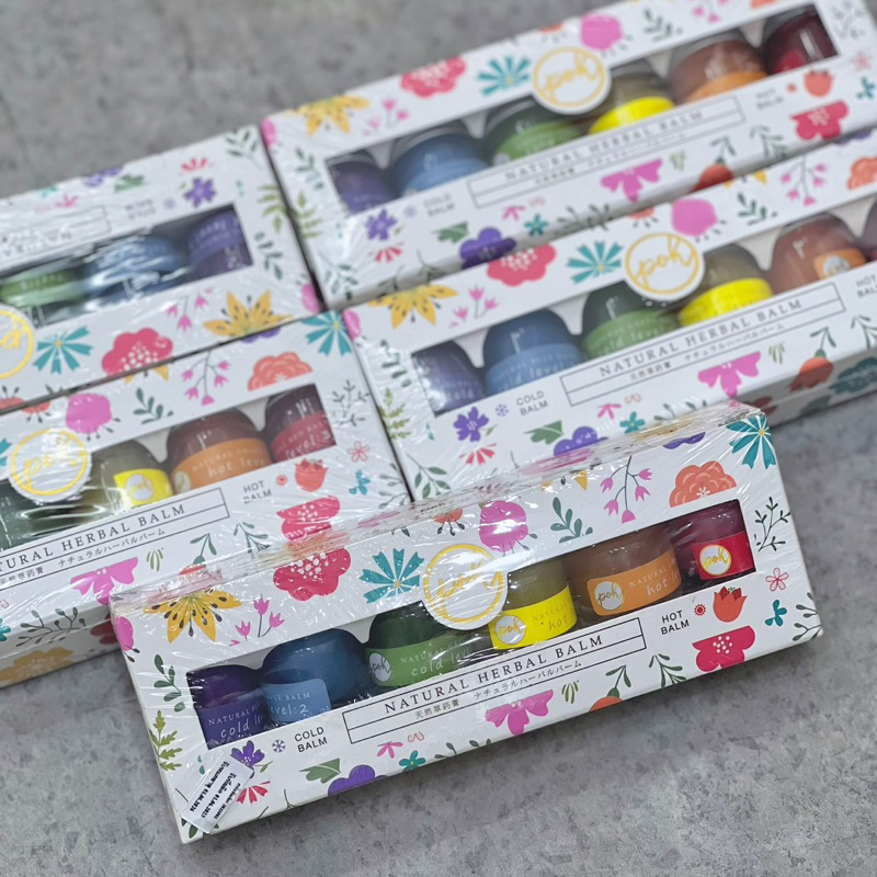 Set Dầu Cù Là Cầu Vồng Poh