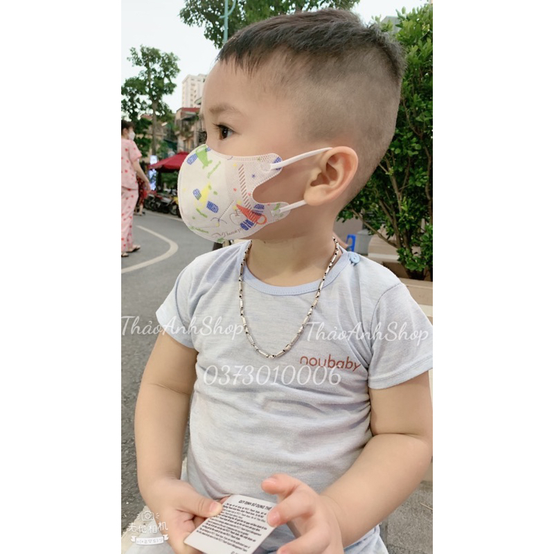 Khẩu Trang 5D Kids FAMAPRO Hộp 10 cái dành cho bé từ 1-5 tuổi