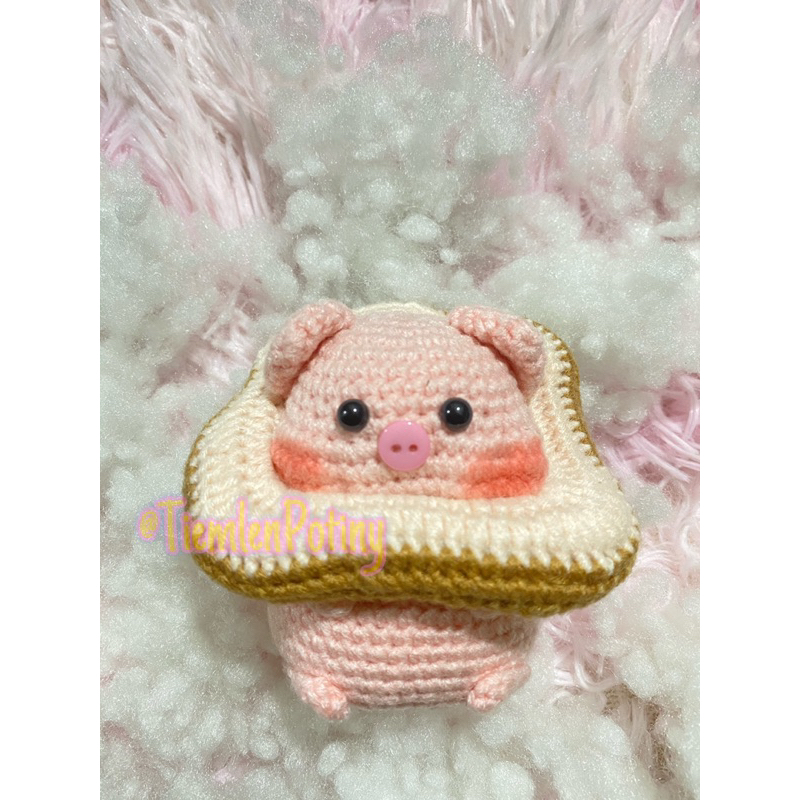 Móc khóa Heo bánh mì mông to 🍞