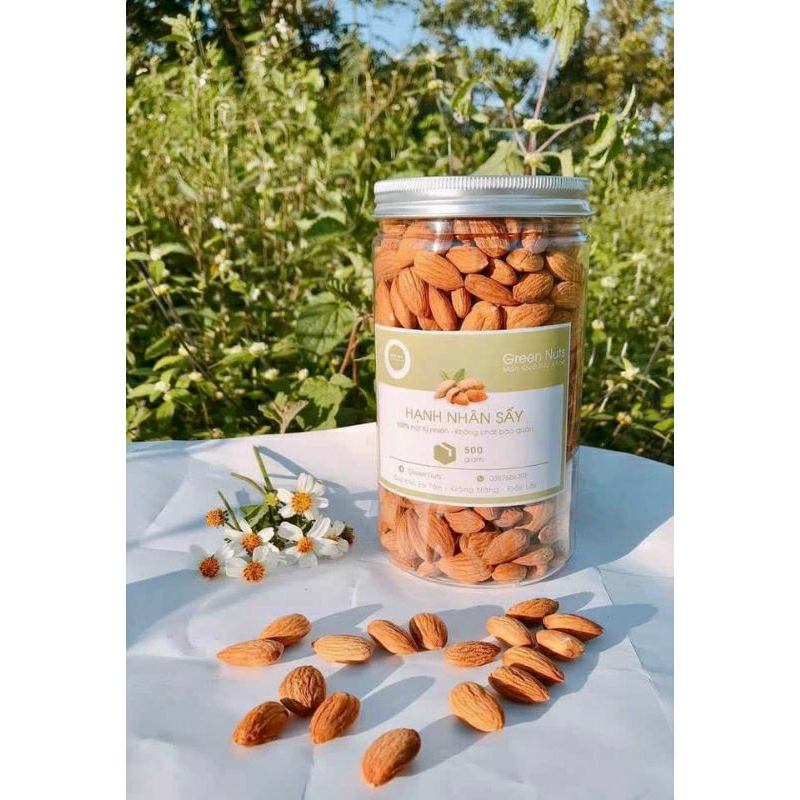 (HŨ 500GR) HẠNH NHÂN RANG MỘC