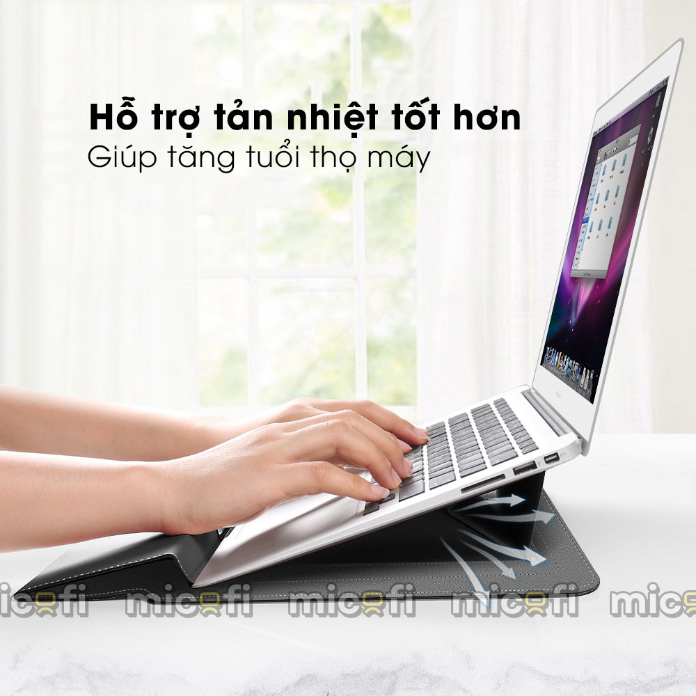 Túi Đựng Laptop Micofi Chống Sốc 15 6 14 Inch, Bao Macbook, Máy Tính 13 16 Dày Dặn Cho Surface, Dell, Asus, Acer