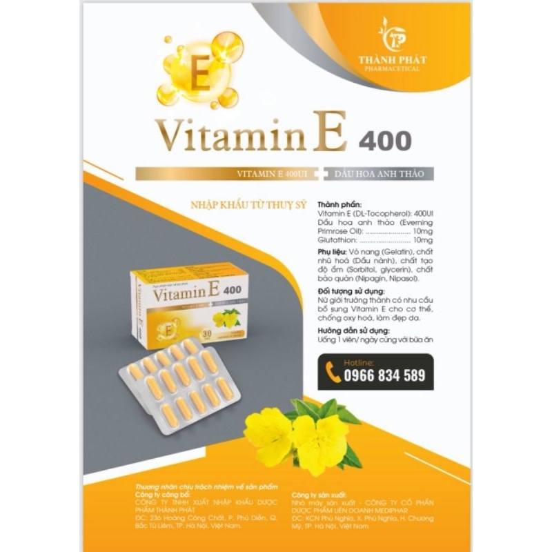 ✓ ENAT 400 - BỔ SUNG VITAMIN E