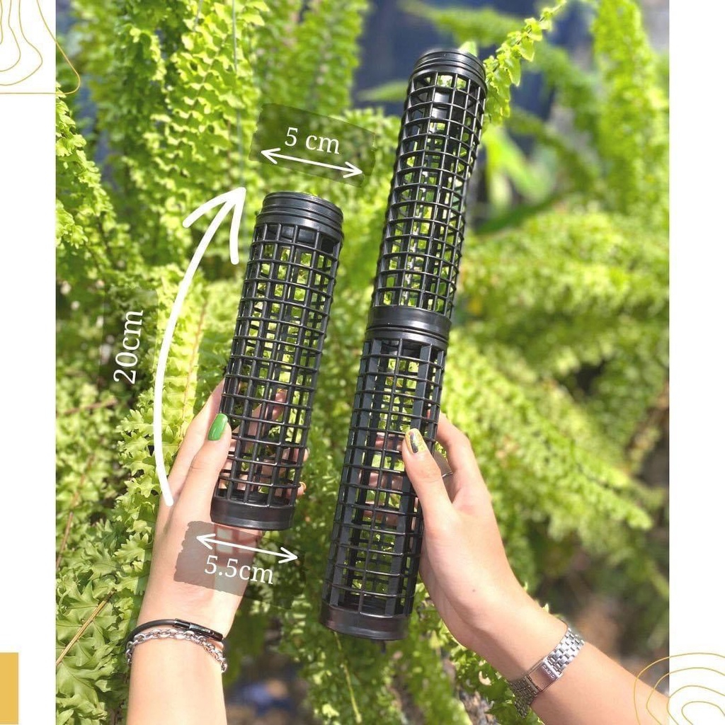 Trụ Nhựa Kiểng Lá 20cm Có Khớp Nối