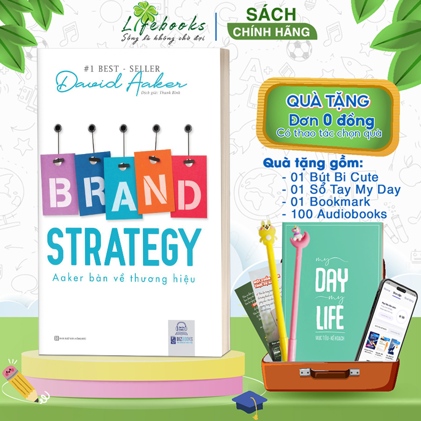 BIZBOOKS - Sách Brand Strategy: Aaker bàn về thương hiệu