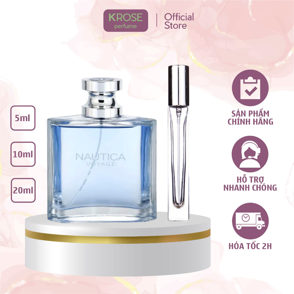 Mẫu thử chính hãng nước hoa nam Nautica Voyage mát lạnh, chiết 10ml, 20ml