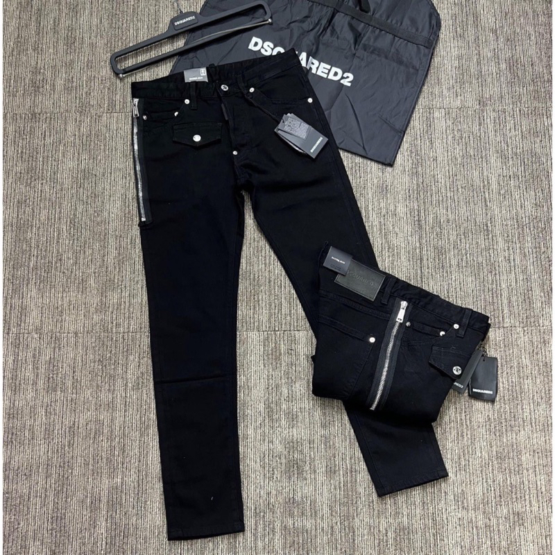 Quần Jeans AMIRI khoá zip sườn Hàng 4cuc Hàng Hottrend 2023