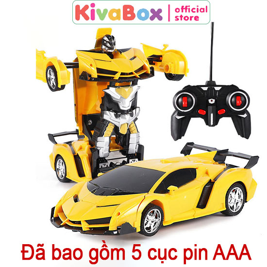 Ô tô điều khiển từ xa KIVABOX, 2 mẫu pin thường, pin sạc, đèn led sống động