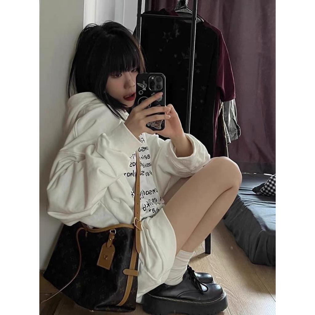 Áo Hoodie chữ nam nữ chất nỉ dày dặn trần bông  siêu đẹp M18