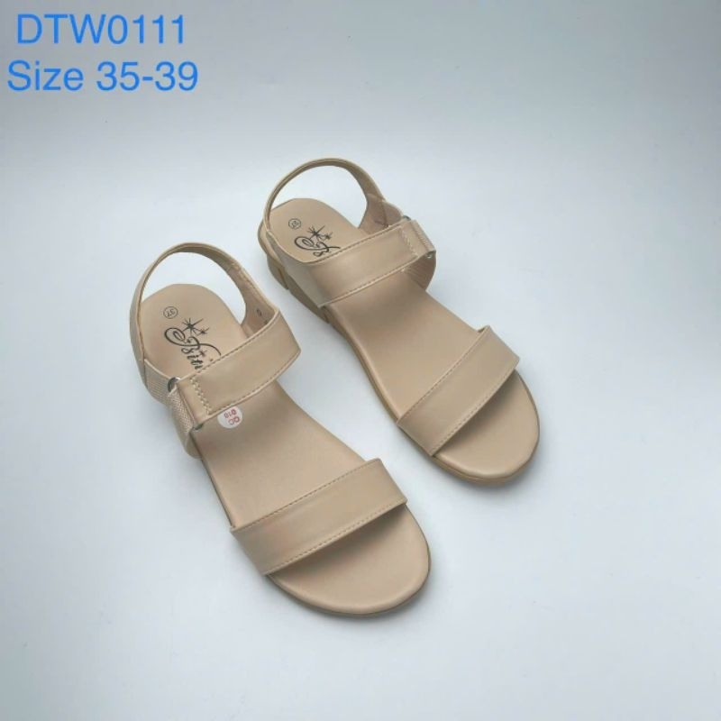 Sandal nữ quai ngang bền đẹp DTW011