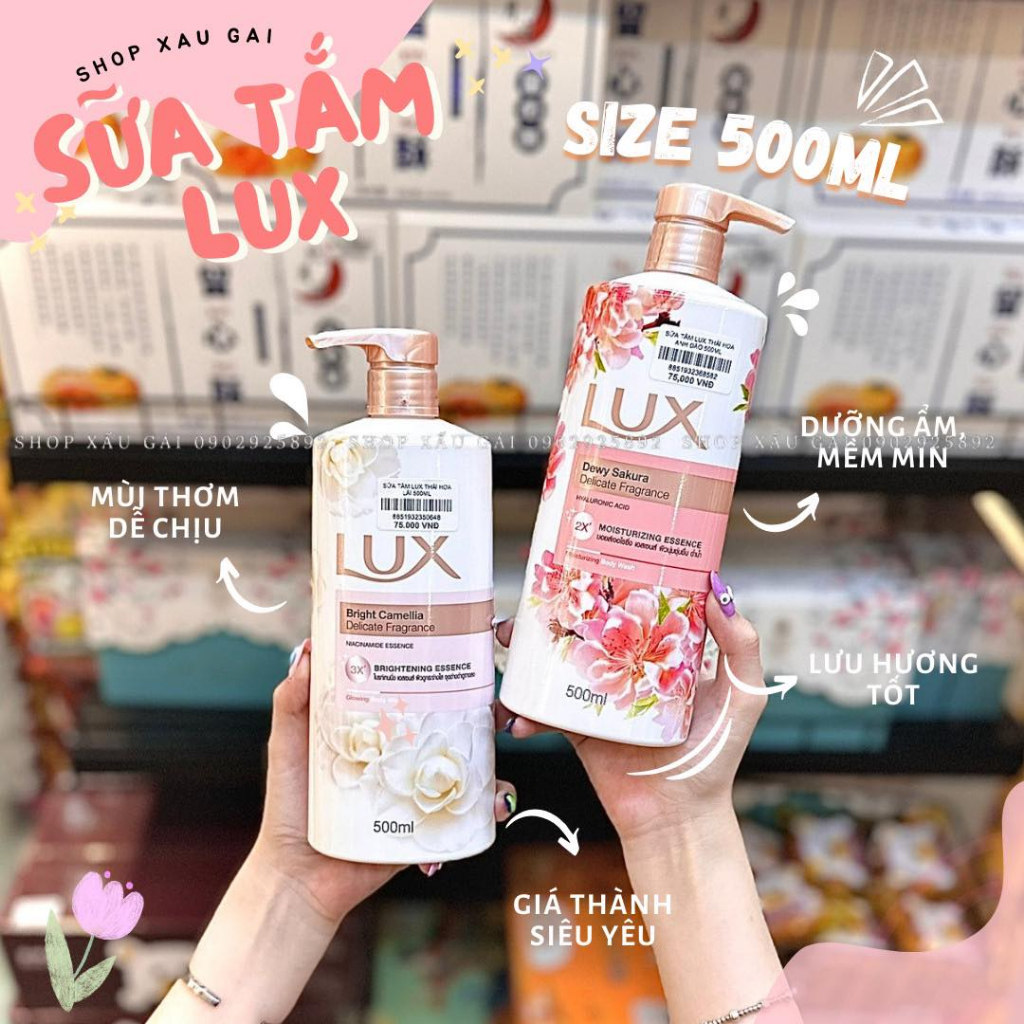 Sữa Tắm Lux Hương Nước Hoa Thái Lan 450ml / 500ml