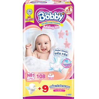 Miếng lót sơ sinh Bobby Newborn 1-108 miếng