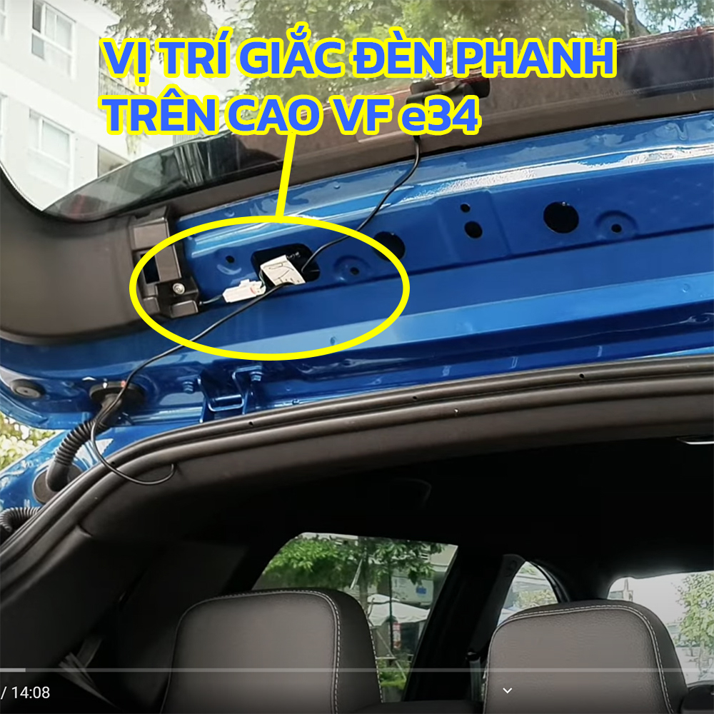 VFe34 FADIL - Mạch sẵn giắc tạo chớp nháy F1 cho đèn phanh LED trên cao ô tô Vinfast