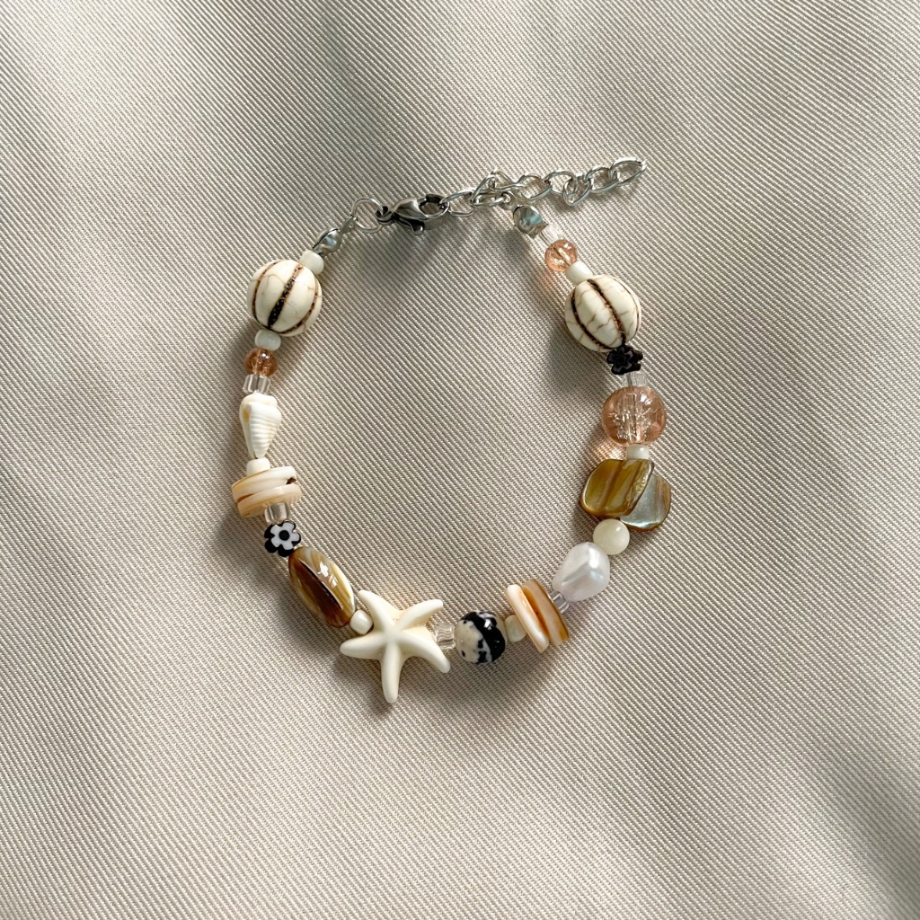 Vòng cổ vòng tay hạt handmade sao biển Sand 🪸