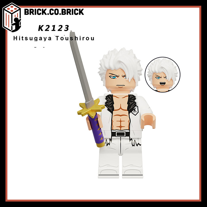 Kurosaki Ichigo Unohana Retuyachiru Đồ chơi Lắp ráp Nhân vật Hoạt hình Uzhihuali Dongshilang Kuchiki Byakuya Bleach