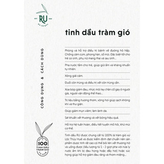 Tinh Dầu Tràm RU 30ml